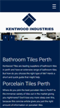 Mobile Screenshot of kentwoodtiles.com.au